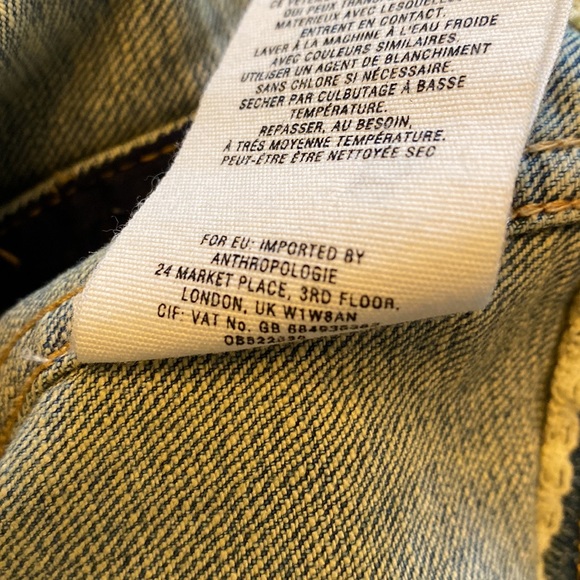 Anthropologie Pilcro and the Letterpress Denkm Vwat Size S - Picture 12 of 12